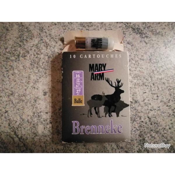Balles Brenneke Mary Arm 27gr, calibre 16/67