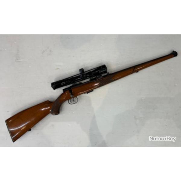 Rare anschutz 1523 22mag stutzen + lunette burris