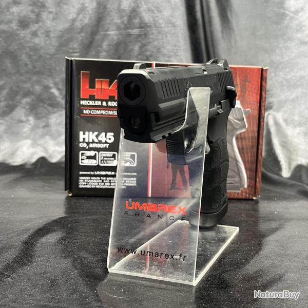 PISTOLET - "HECKLER&KOCH HK45 HK" -Cal. BBS 6MM - CO2