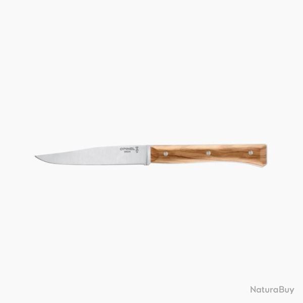 Coffret de 4 couteaux de table Facette Olivier