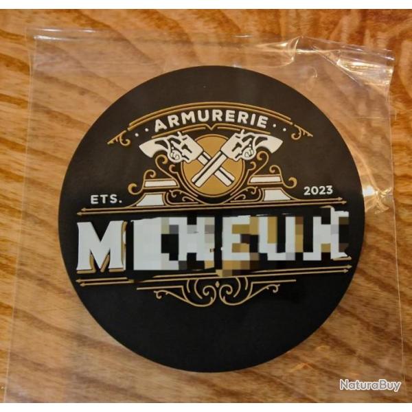 Goodies objet publicitaire armurerie dessous de verre en pvc