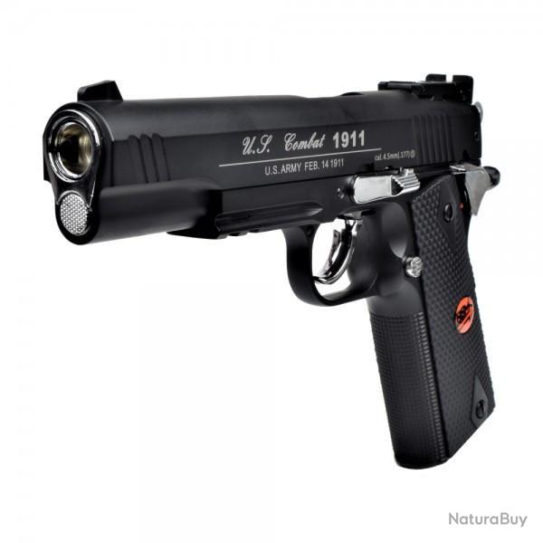PISTOLET A CO2 BRUNI 1911 FULL-METAL 4,5 MM