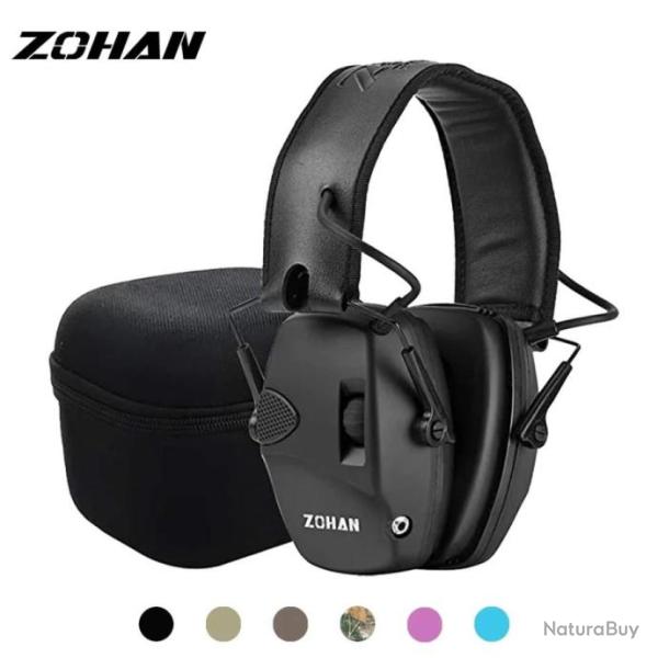 ZOHAN Casque Anti-Bruit Couleur Noir -  LIVRAISON GRATUITE !!
