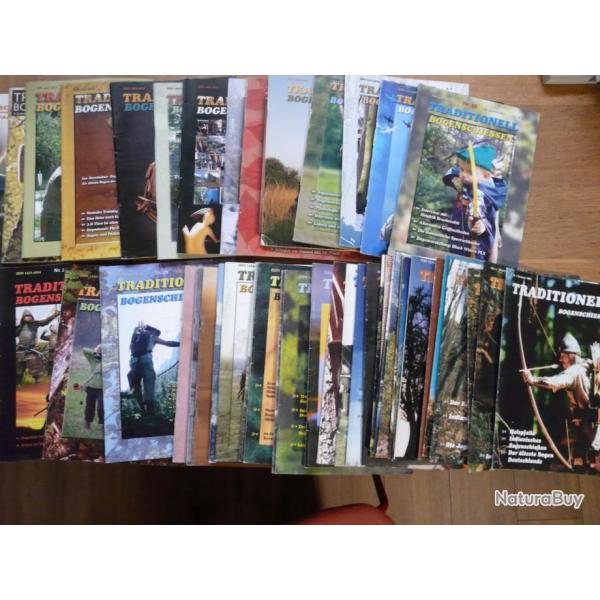 Collection des  45 premiers num�ros de TRADITIONNEL BOGENSCHIESSEN en langue allemande