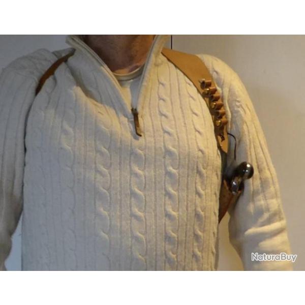 Holster Epaule pour Colt New Line avec 6 tuis balles