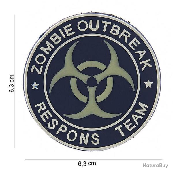 Patch 3D PVC Zombie outbreak n�2