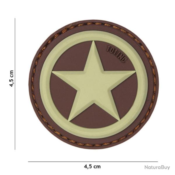 Patch 3D PVC Allied Star sable
