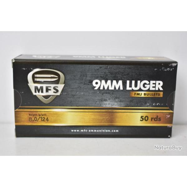 1000 Munitions MFS calibre 9X19