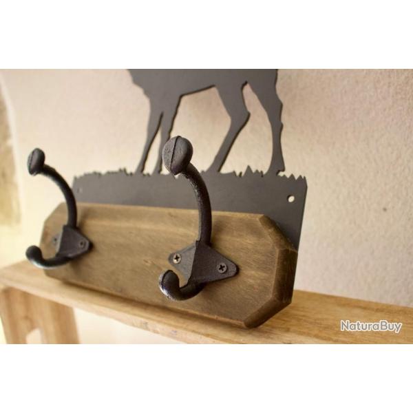 porte manteau cerf
