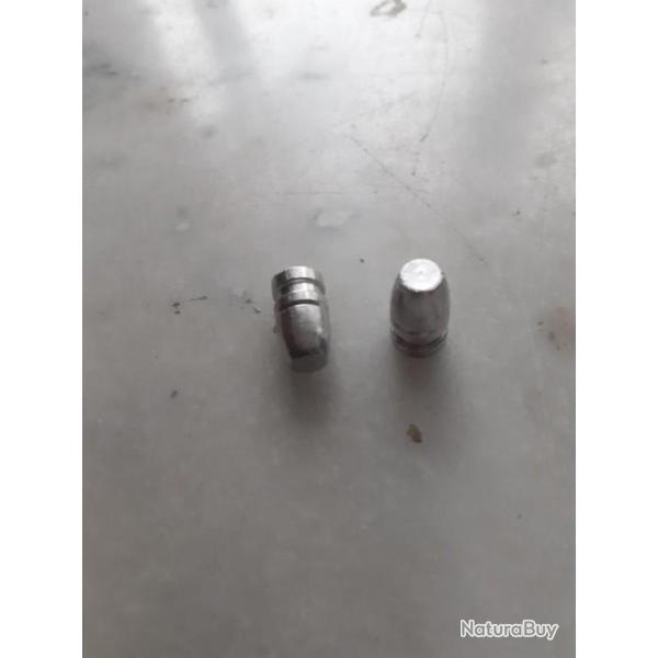 100 ogives .360-158 gr  graiss�es et calibr�es.