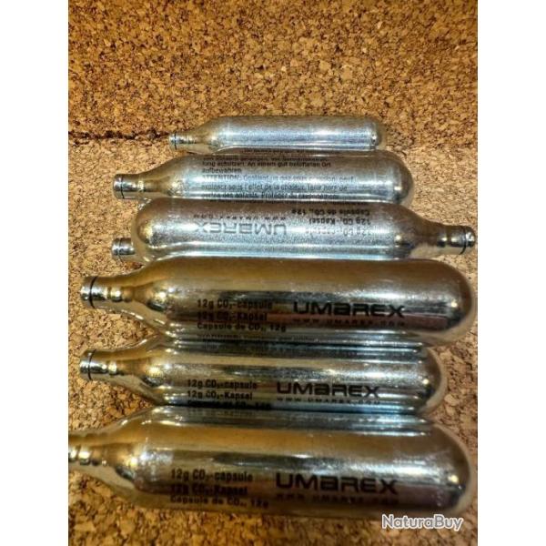 LOT 10  CAPSULES CO2 12G X10 UMAREX