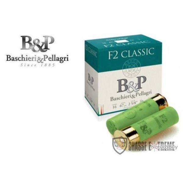 Boite de 25 Cartouches B&P F2 Classic 29G Cal 16/67 Pb 5