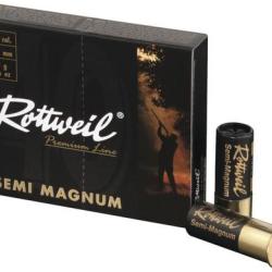 Boite de 10 cartouches Rottweil semi-magnum 40 cal.12/70mm N&deg;6 40g &agrave; godet