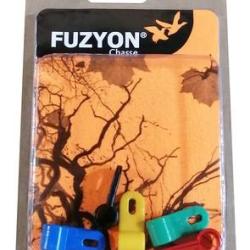 Blister de 5 attaches fuzyon hybride en plastique &Oslash; 7,5mm