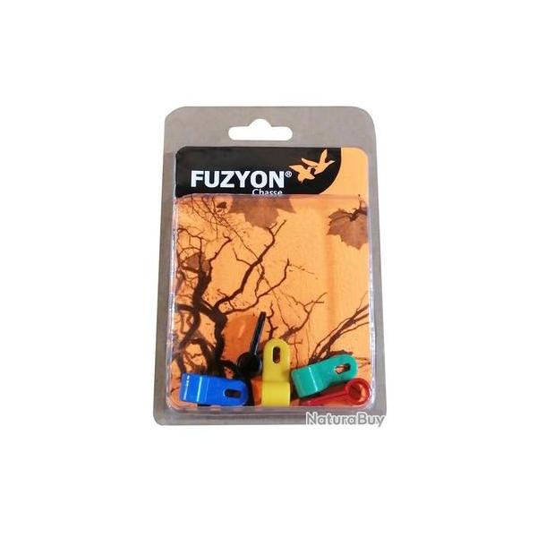 Blister de 5 attaches fuzyon hybride en plastique � 7,5mm