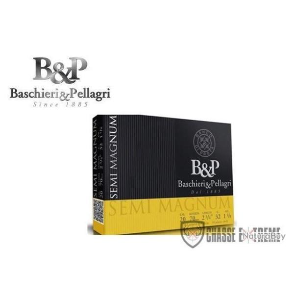 Boite de 10 Cartouches B&P Semi Magnum 32G Cal 20/70 Pb 7