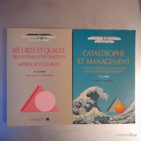 Scurit et qualit des systmes d'information + Catastrophe et management