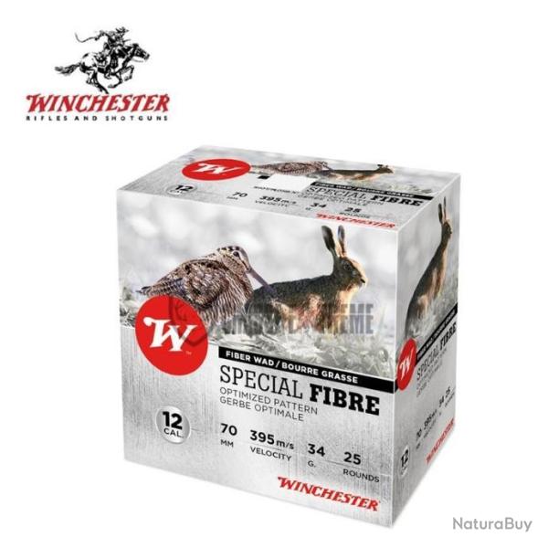 25 Cartouches WINCHESTER Special Fibre 34g cal 12/70 Pb 7