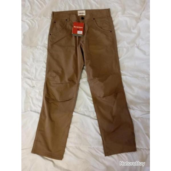 Pantalon SIMMS Beige