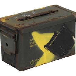 Caisse &agrave; munition GB, taille 2, M2A1, Cal.50/5.56 d'origine militaire d'occasion