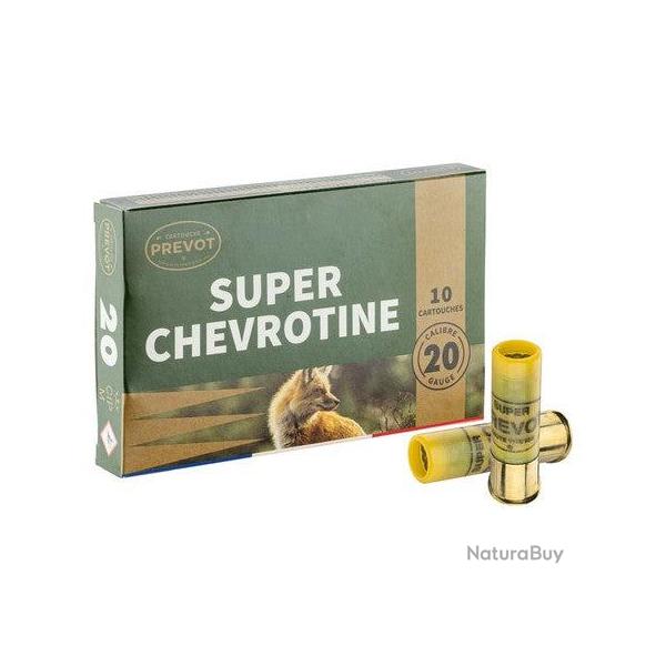 Cartouches Prevot Super Chevrotines Cal. 20 70 g Par 10