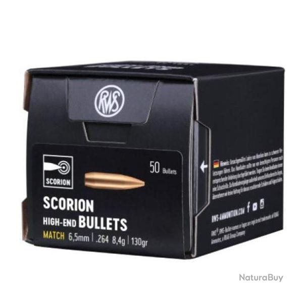 Ogives RWS SCORION - 7,62 / .30 / 11,3g / 175gr - x50 unit�s