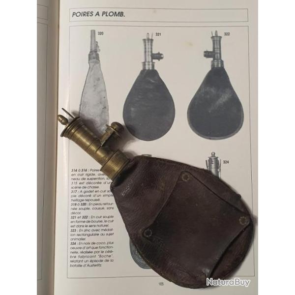 Poire � plombs vide en cuir et laiton