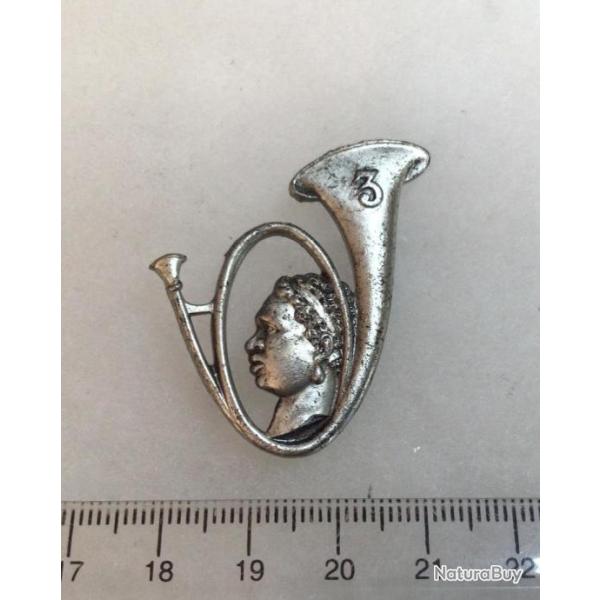 FRANCE CHASSEURS - Insigne  3� Bataillon de Chasseurs (t�te de Maure)