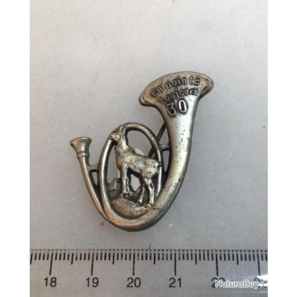 FRANCE CHASSEURS - Insigne  30� BCP. (�criture en relief) Drago Paris