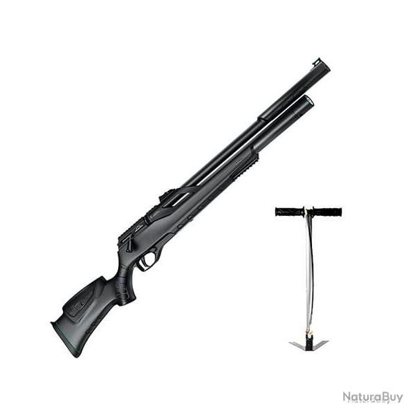 Carabine PCP Snowpeak T REX 5.5mm 19.9J vente libre ni permis ni licence-Pack avec pompe