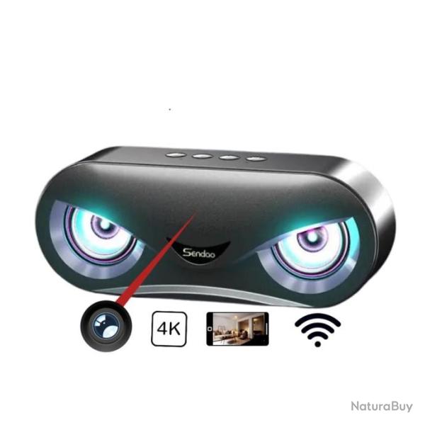 haut-parleur Bluetooth cam�ra espion Ultra HD 4K haute d�finition