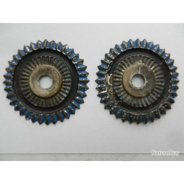 paire de cocardes pour casque  pointe allemand
