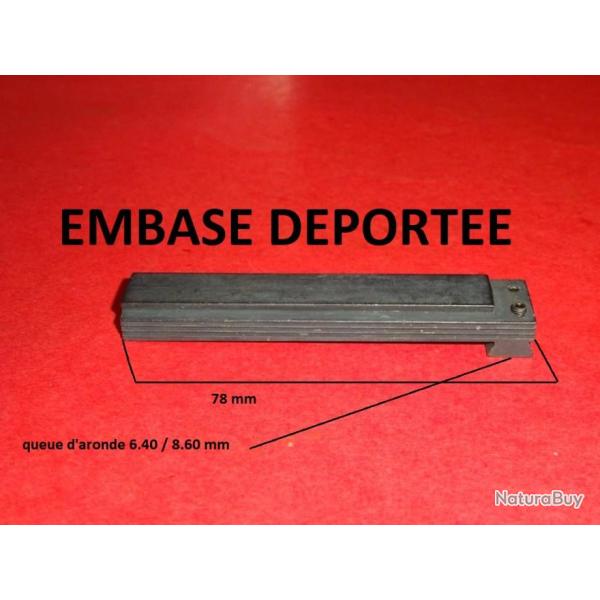 embase mont�e sur queue d'aronde pour pistolet COLT SW RUGER ETC.... -VENDU PAR JEPERCUTE (R713)