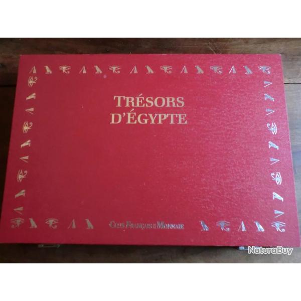 coffret  medailles tr�sor d �gypte