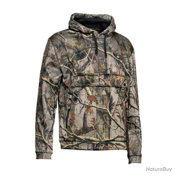 Sweatshirt enfant Percussion � capuche Camo Forest