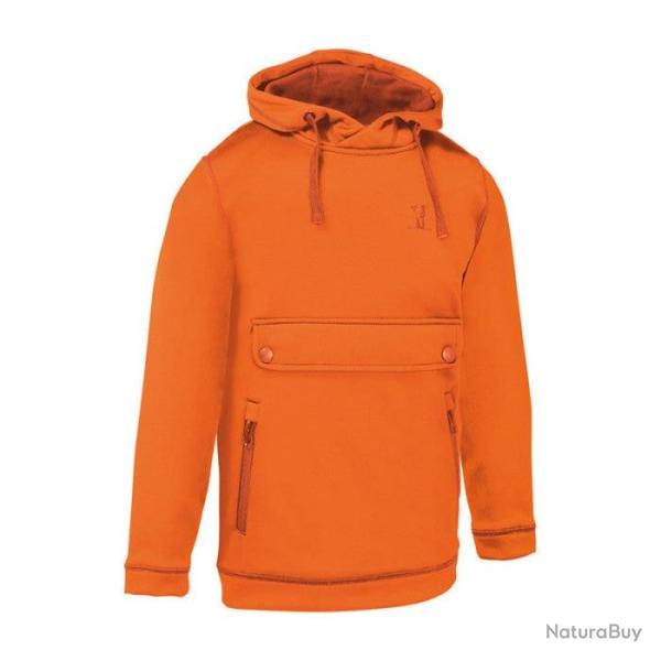 Sweatshirt enfant Percussion � capuche Orange