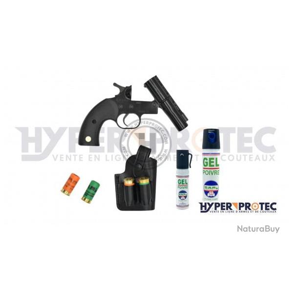 Coffret de d�fense GC27 - Cartouches Holster Bombes au gaz
