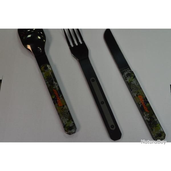 COUVERTS BLASER HUNTEC CAMO,COUTEAU, FOURCHETTE ET CUILLERE AIMANTES NEUF