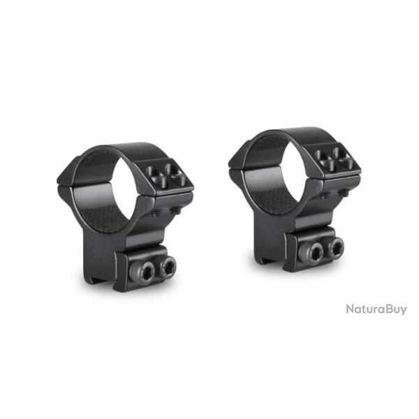 COLLIERS DE MONTAGE HAWKE - 30MM - ALUMINIUM MATCH - 9-11MM - HAUT