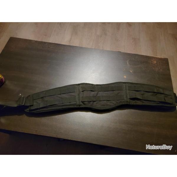 Ceinture de combat noir avec rembourrage et support molle