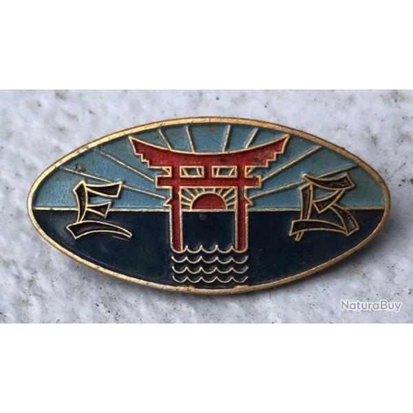 EMILE BERTIN, Croiseur, ovale, aluminium peint