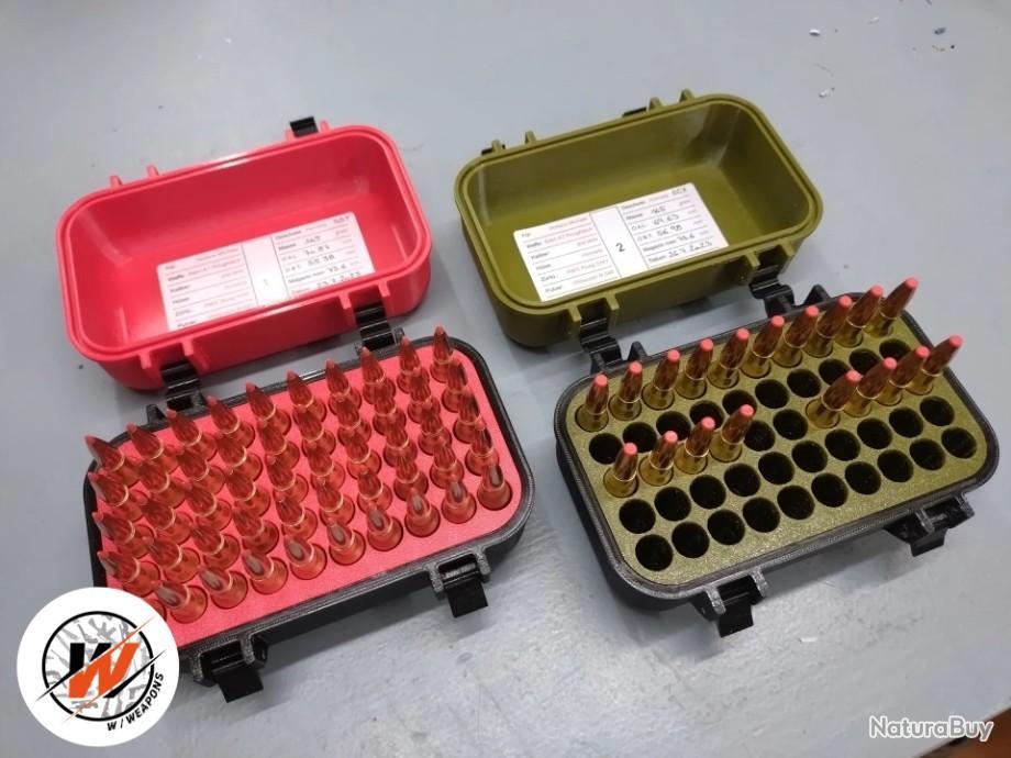 Boite de rangement pour munition 308win - 50 round custom possible avec ...