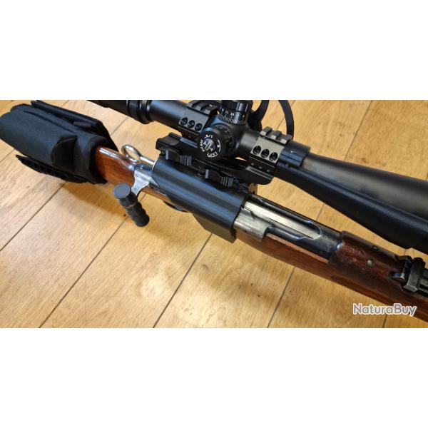 Rail picatinny d�port� avec collier monobloc pour lunette de tir pour Schmidt Rubin  G11