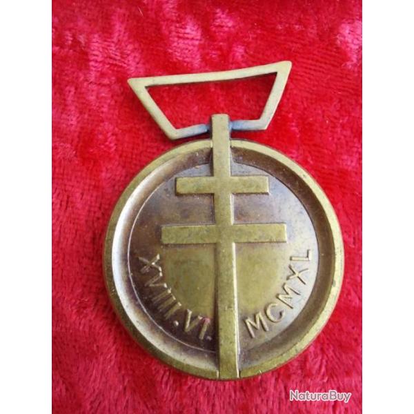 M�daille de la r�sistance ww2 1943 BE
