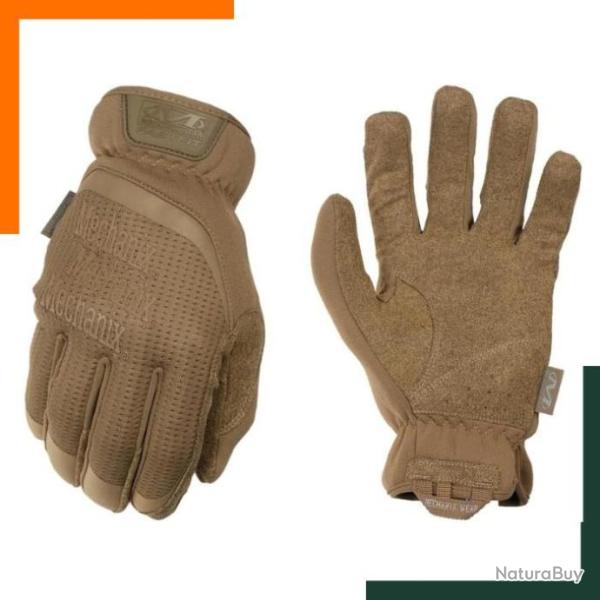 Gants tactiques en cuir synthtique sable Tailles S, M, L, XL, 2XL - Compatible pour cran tactile