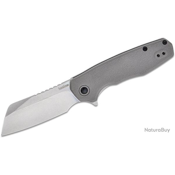 Couteau Kershaw Wharf A/O Lame Cleaver Acier 8Cr13MoV SW Manche GFN Linerlock Clip KS1414