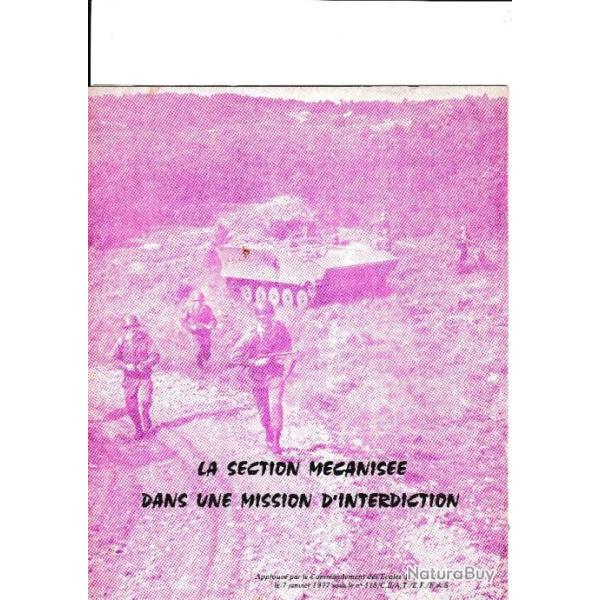 Feuillet sur la section m�canis�e dans une mission d'interdiction