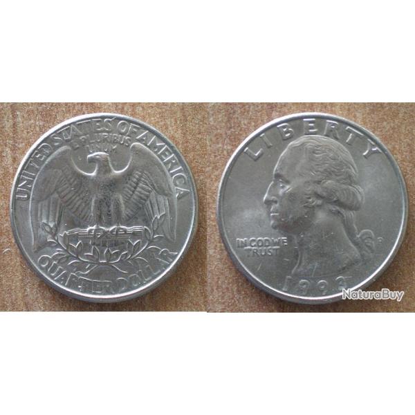 Usa 25 Cents 1993 Quarter Dollar Mint P Philadelphia Cent Piece Etats Unis Dollars