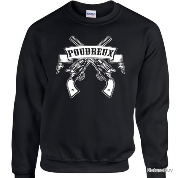 Sweat POUDREUX  Black Powder tir revolver amorce percussion PNF2 poudre noire PN calibre .44 .36 .31
