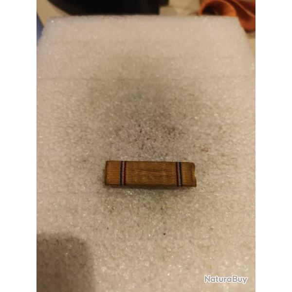 Ribon de m�daille arm�e us AMERICAN DEFENSE MEDAL WW2 ORIGINAL 1